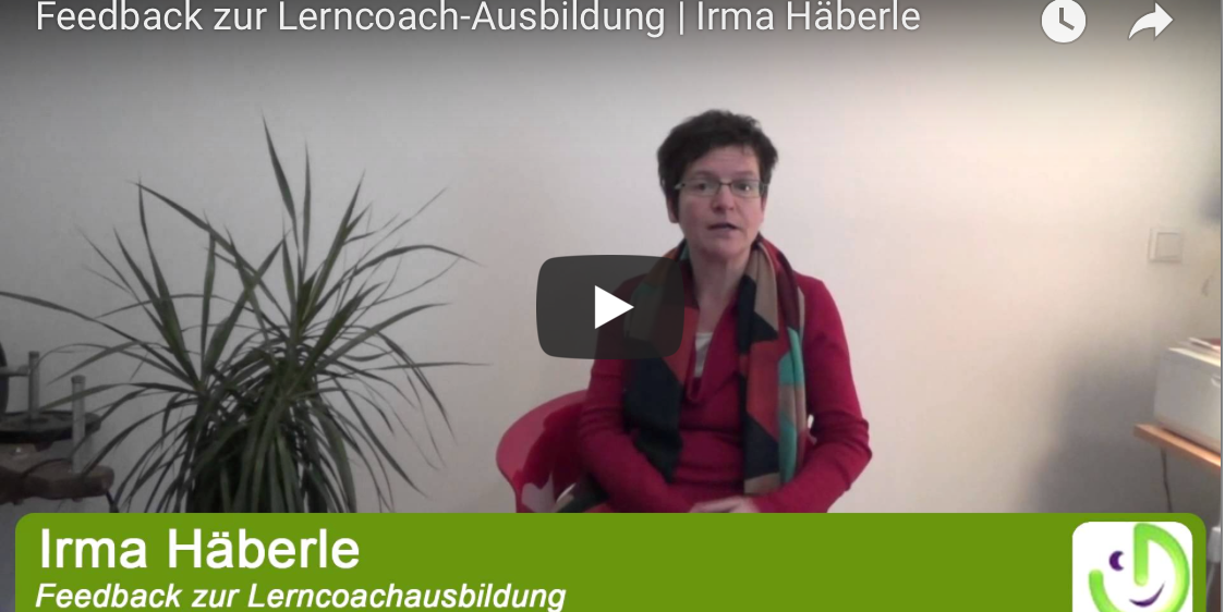 Lerncoach Ausbildung, Feedback, Regensburg, Irma Häberle