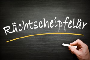 Rechtschreibfehler