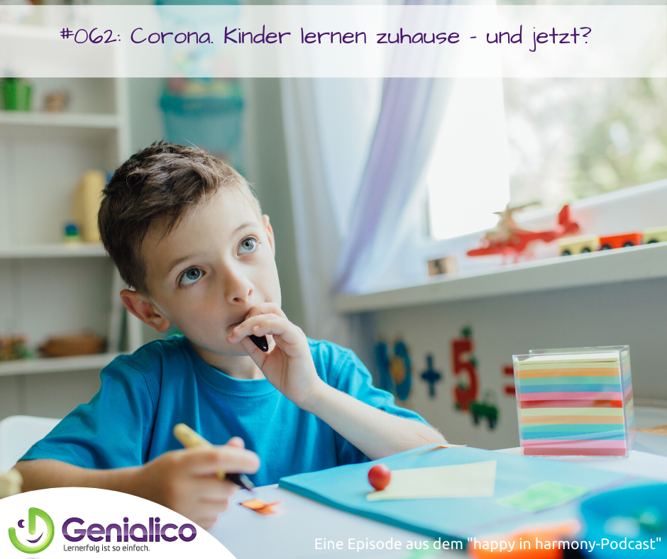 Corona, Kinder lernen zuhause