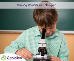 Bildung beginnt mit Neugier: Symbolbild für Motivation, Gehirn und erfolgreiches Lernen.